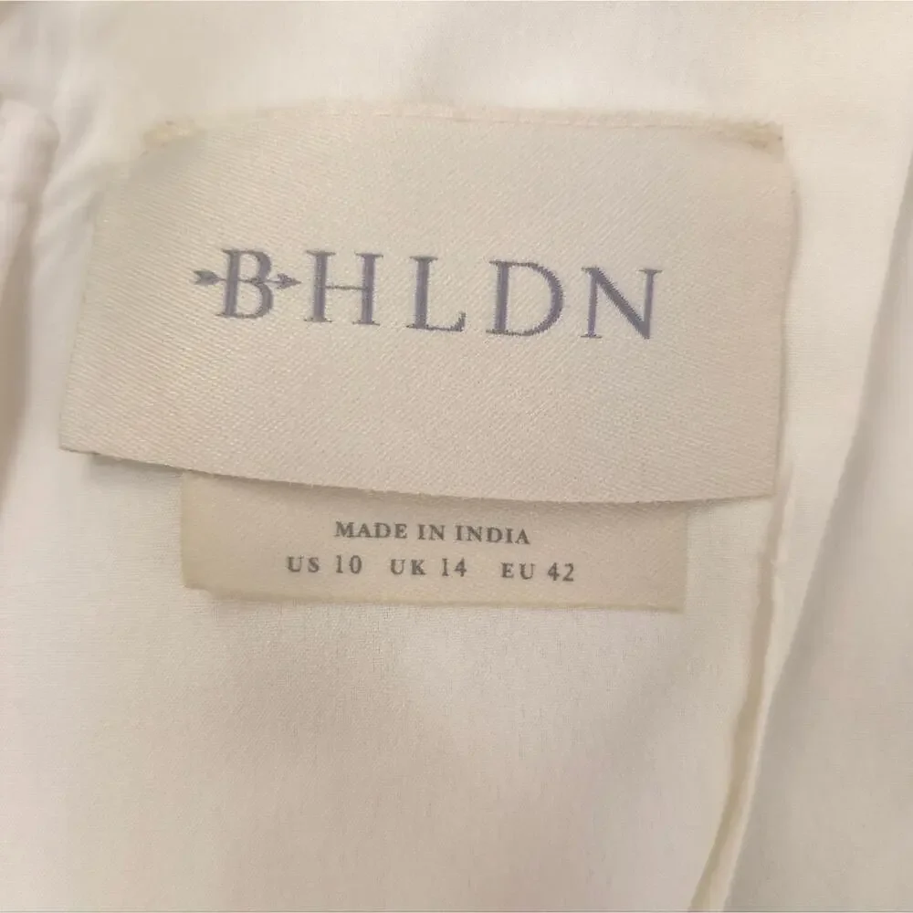 BHLDN Tiered Maxi Dress Minimalist Wedding Gown - Picture 12 of 14
